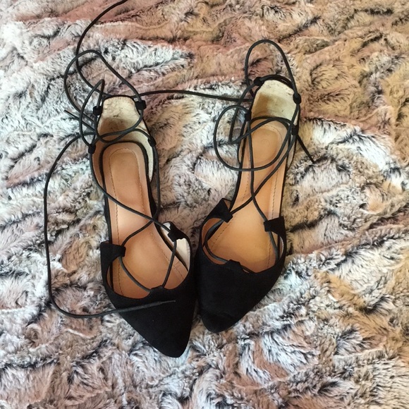 Betani Shoes - Lace-up Flats